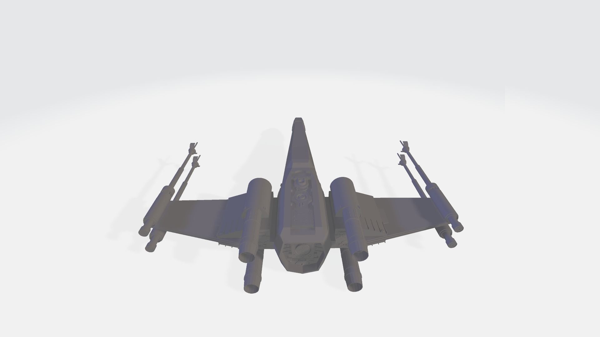 Star Wars - X Fighter 3D model_3