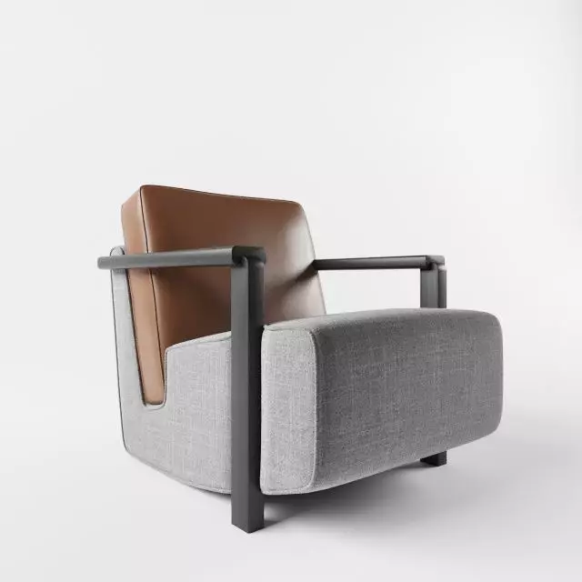 Franck Armchair 3D model_0