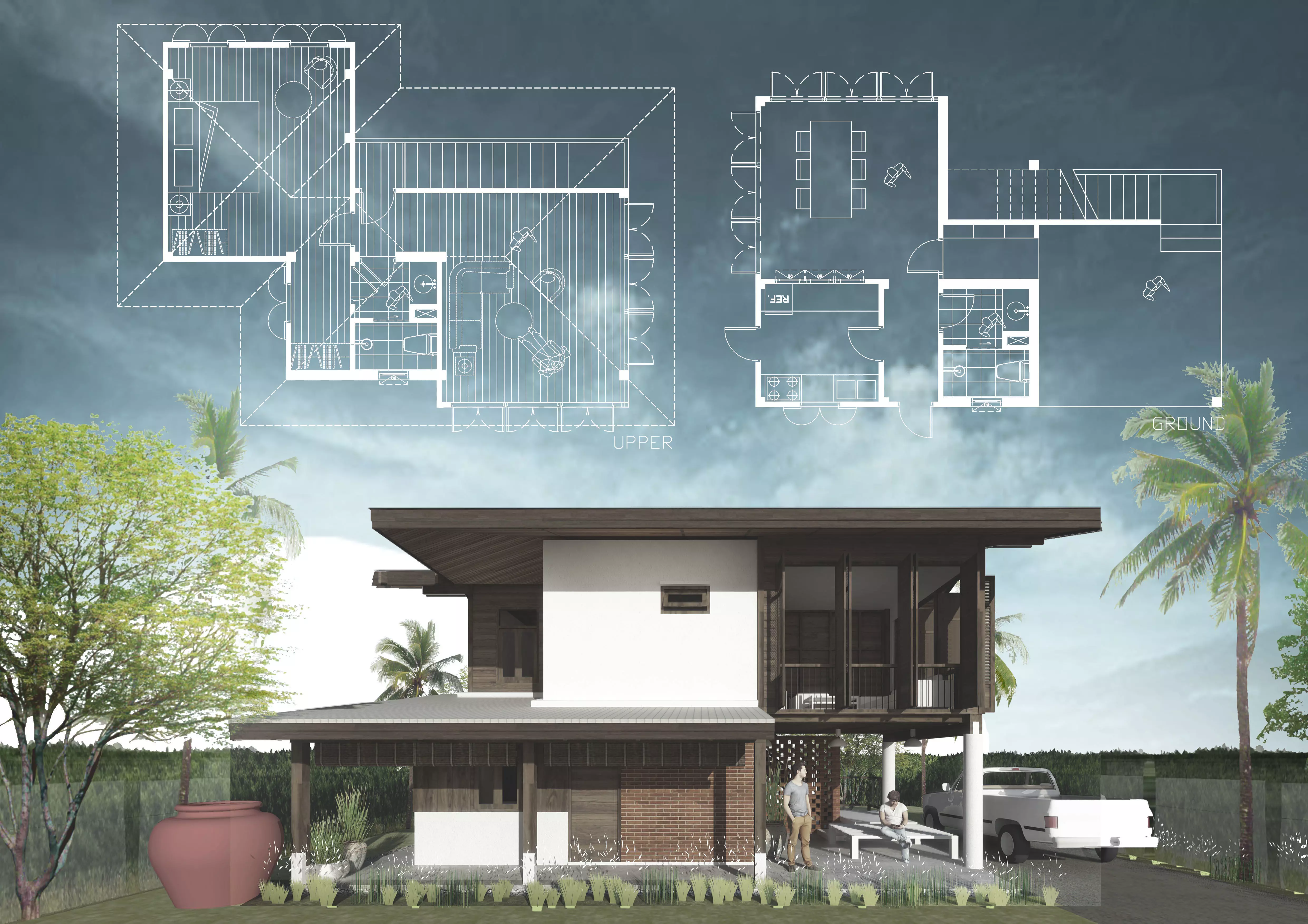 THAI LOCAL HOUSE 01 3D model | CGTrader