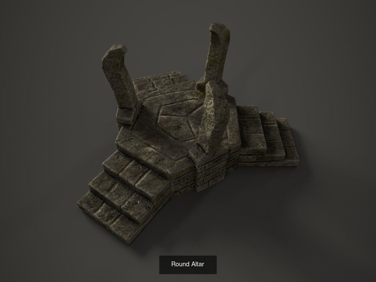 Shrine and Altars Mega Pack 3D Model Collection_33