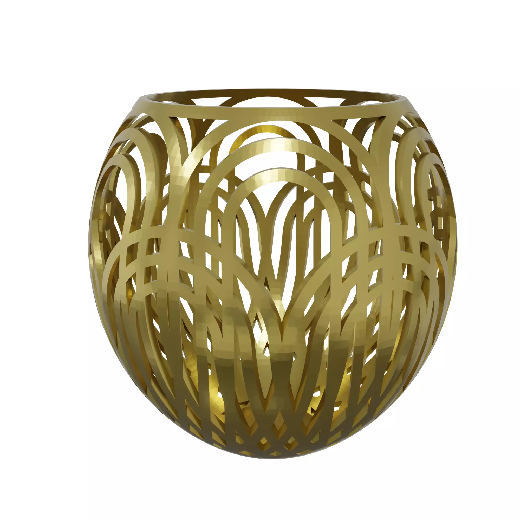 Vase with unique pattern 3d printable 3D print model_0