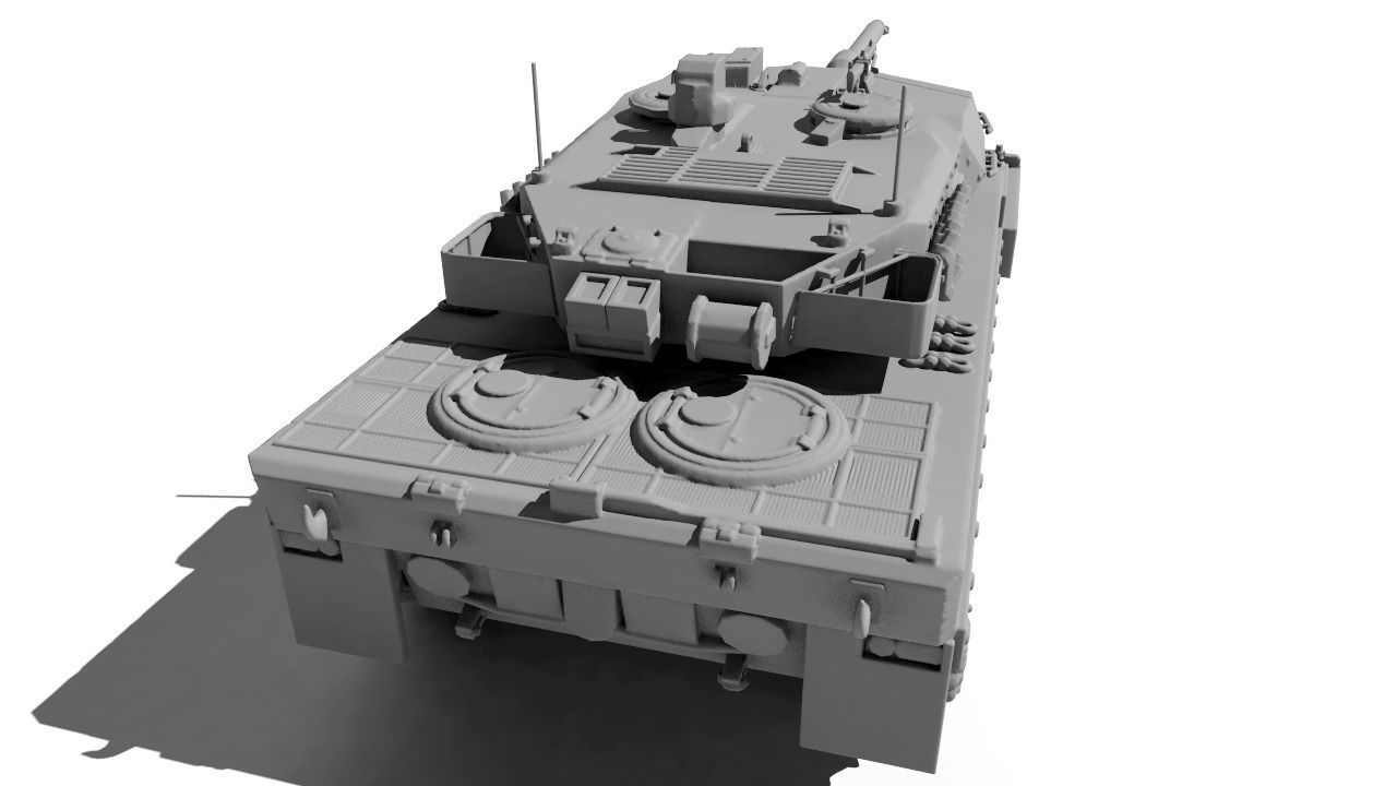 TANK LEOPARD 2A6 for 3D print 3D print model_7