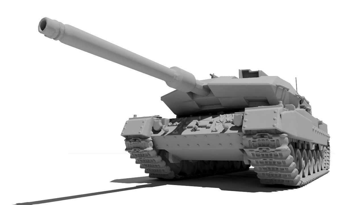 TANK LEOPARD 2A6 for 3D print 3D print model_5