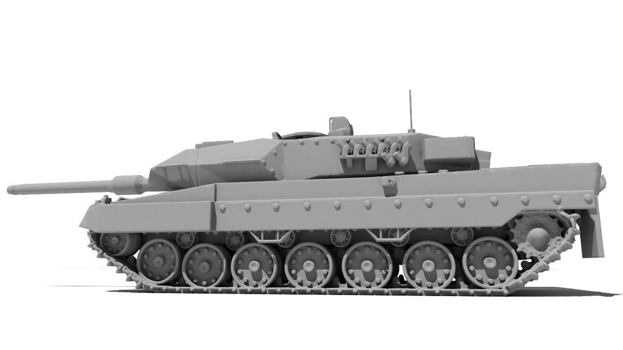 TANK LEOPARD 2A6 for 3D print 3D print model_4