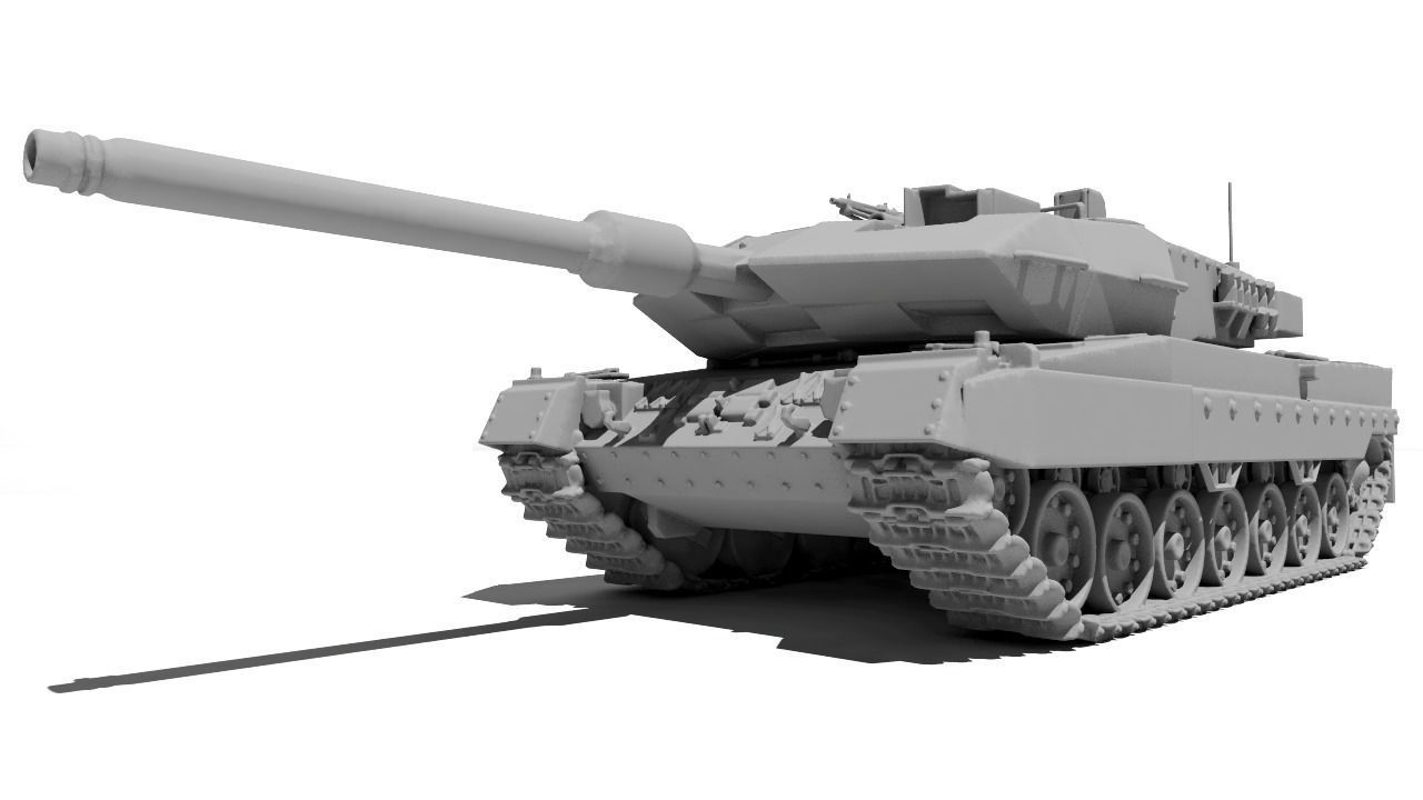 TANK LEOPARD 2A6 for 3D print 3D print model_2