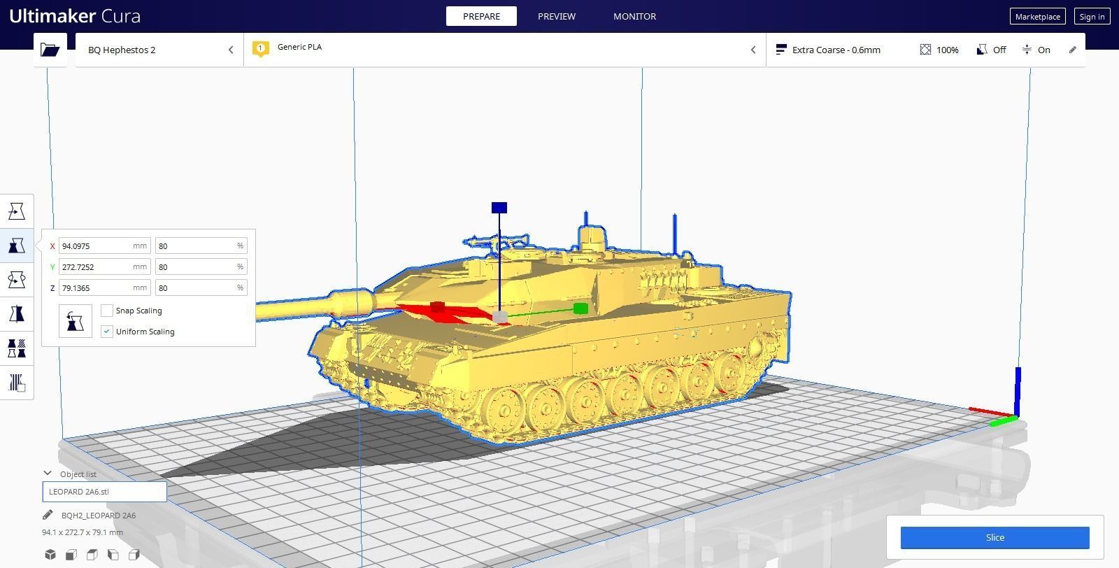 TANK LEOPARD 2A6 for 3D print 3D print model_8