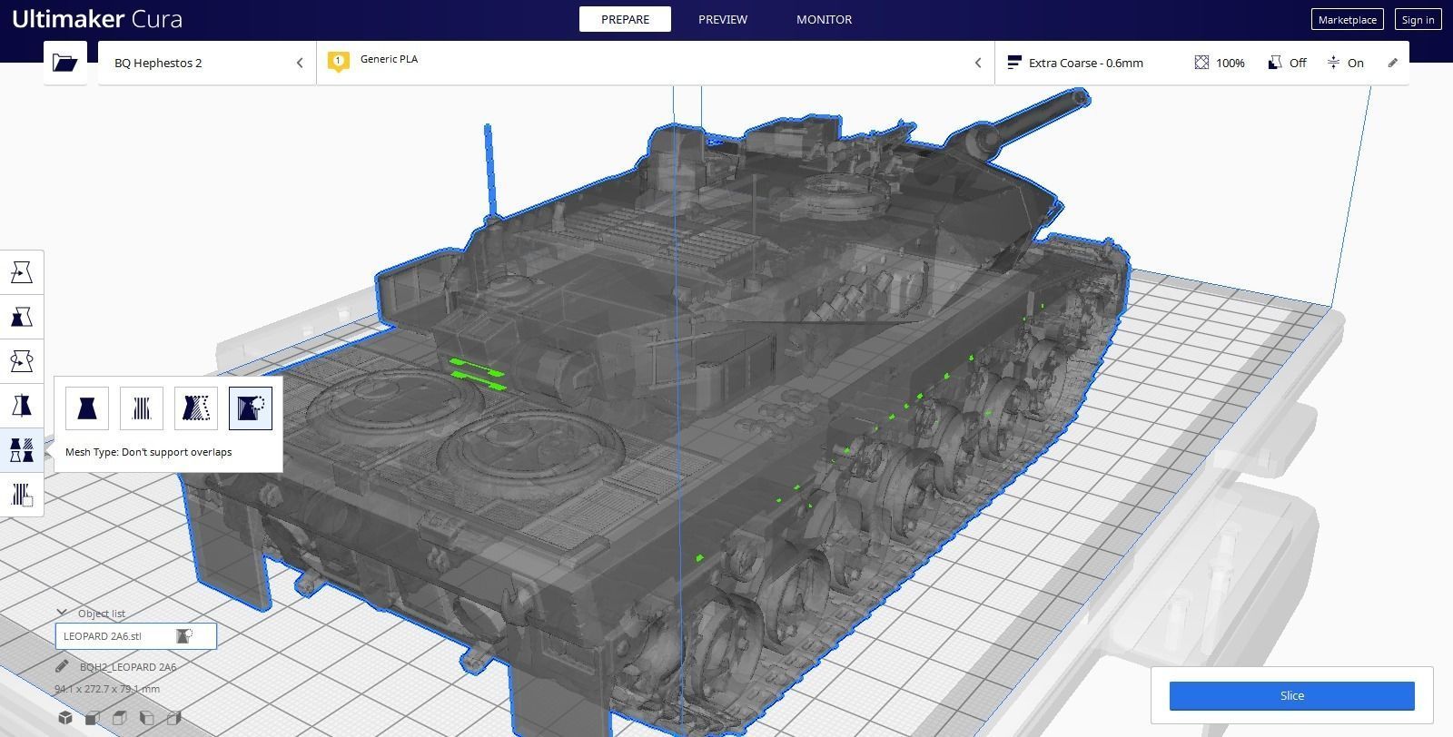 TANK LEOPARD 2A6 for 3D print 3D print model_9