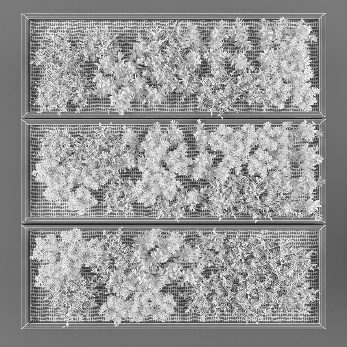 Vertical garden 141 Low-poly 3D model_2