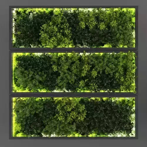 Vertical garden 141 Low-poly 3D model