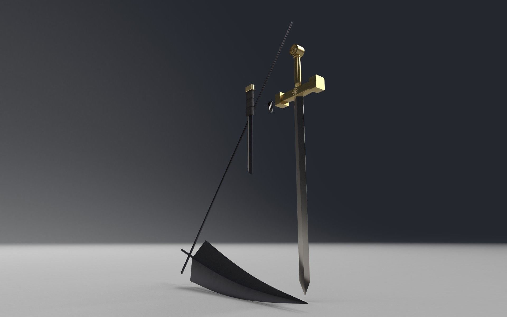 weapon package 1 3D model_1