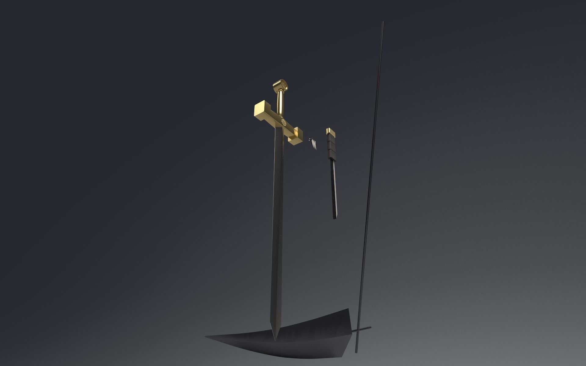 weapon package 1 3D model_7