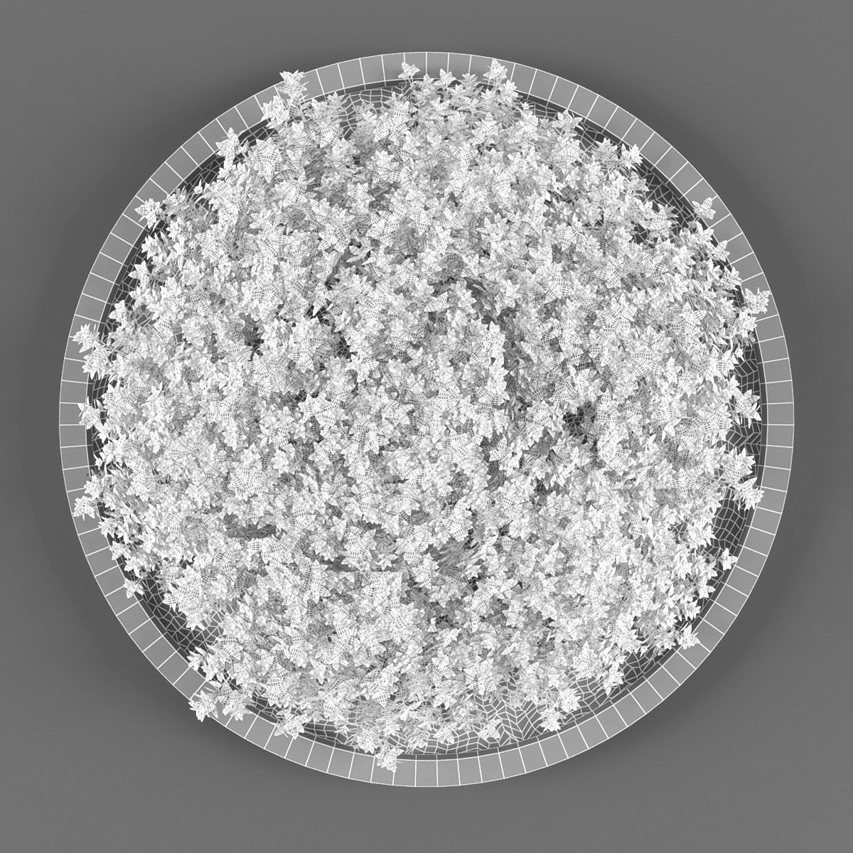 Vertical garden 143 Low-poly 3D model_2