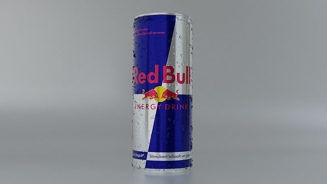 Red Bull Energy Drink 3D model 4