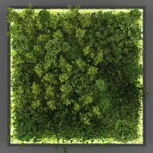 Vertical garden 145 Low-poly 3D model