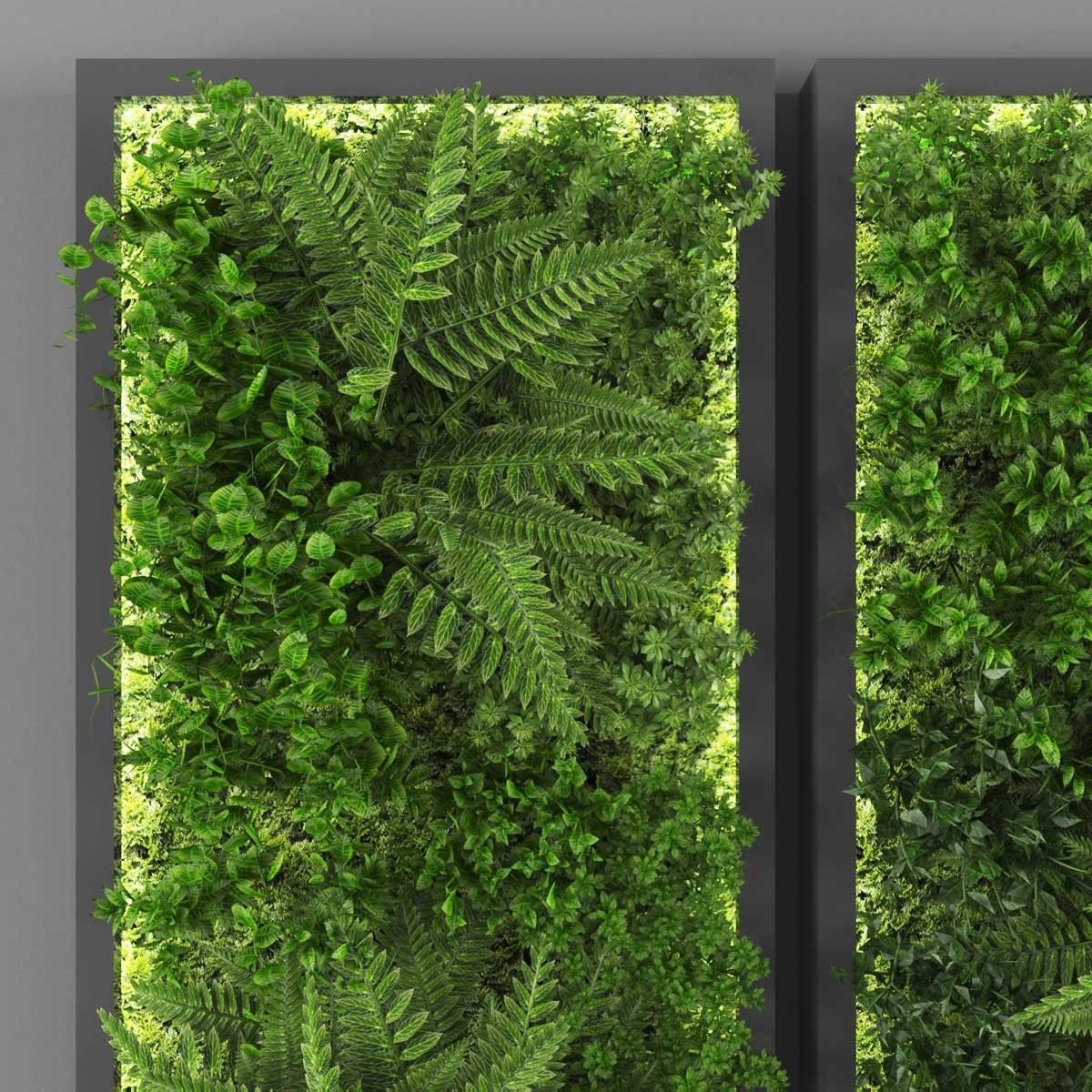 Vertical garden 147 Low-poly 3D model_1