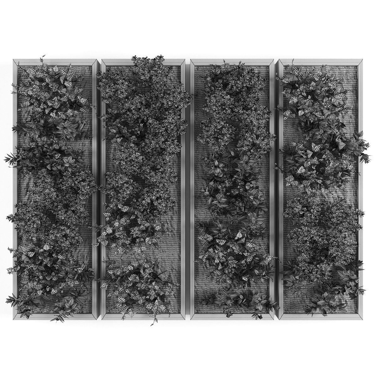 Vertical garden 148 Low-poly 3D model_2