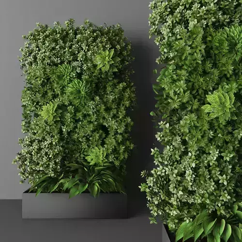 Vertical garden 149 Low-poly 3D model
