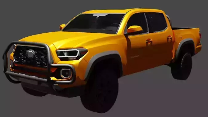 Toyota Tacoma Low-poly 3D model