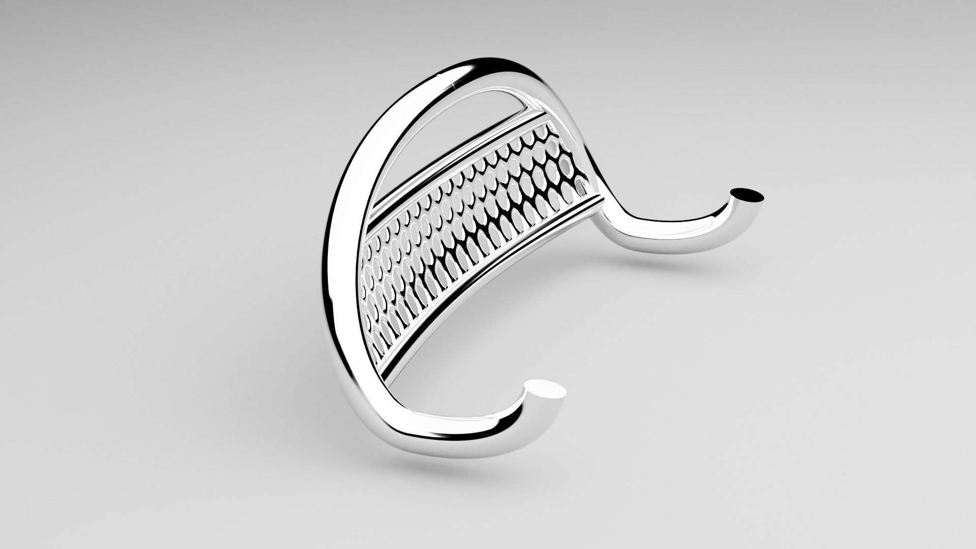 SS bumper Free 3D model_6