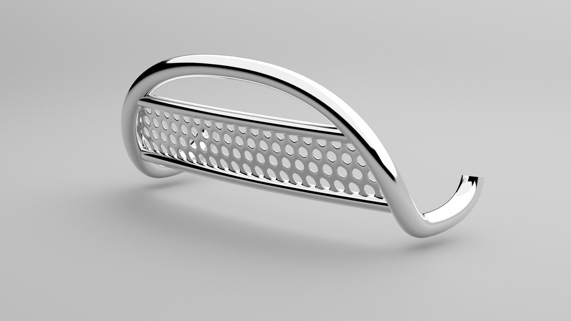 SS bumper Free 3D model_5
