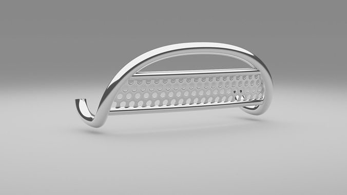SS bumper Free 3D model