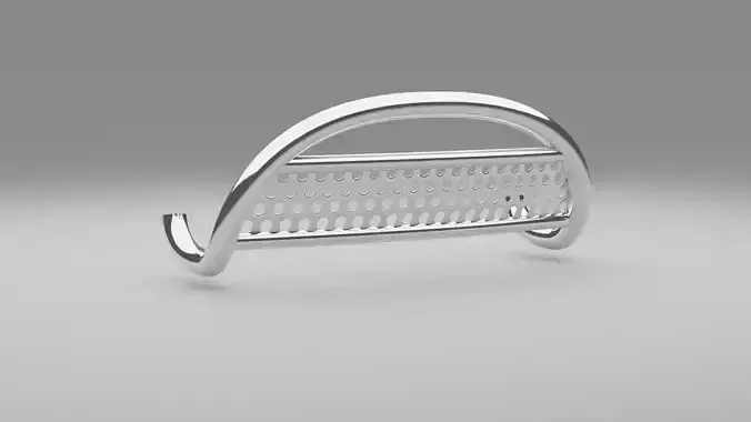 SS bumper Free 3D model