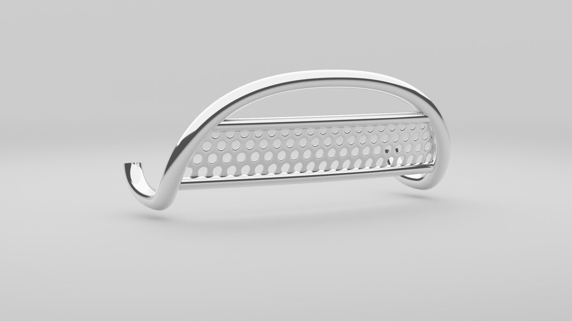 SS bumper Free 3D model_1