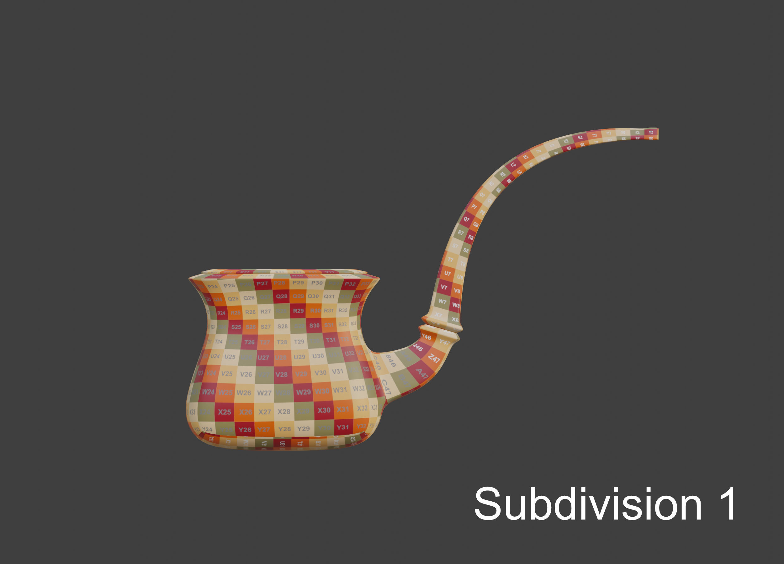 Vintage wooden tobacco pipe smoking 3D model_11