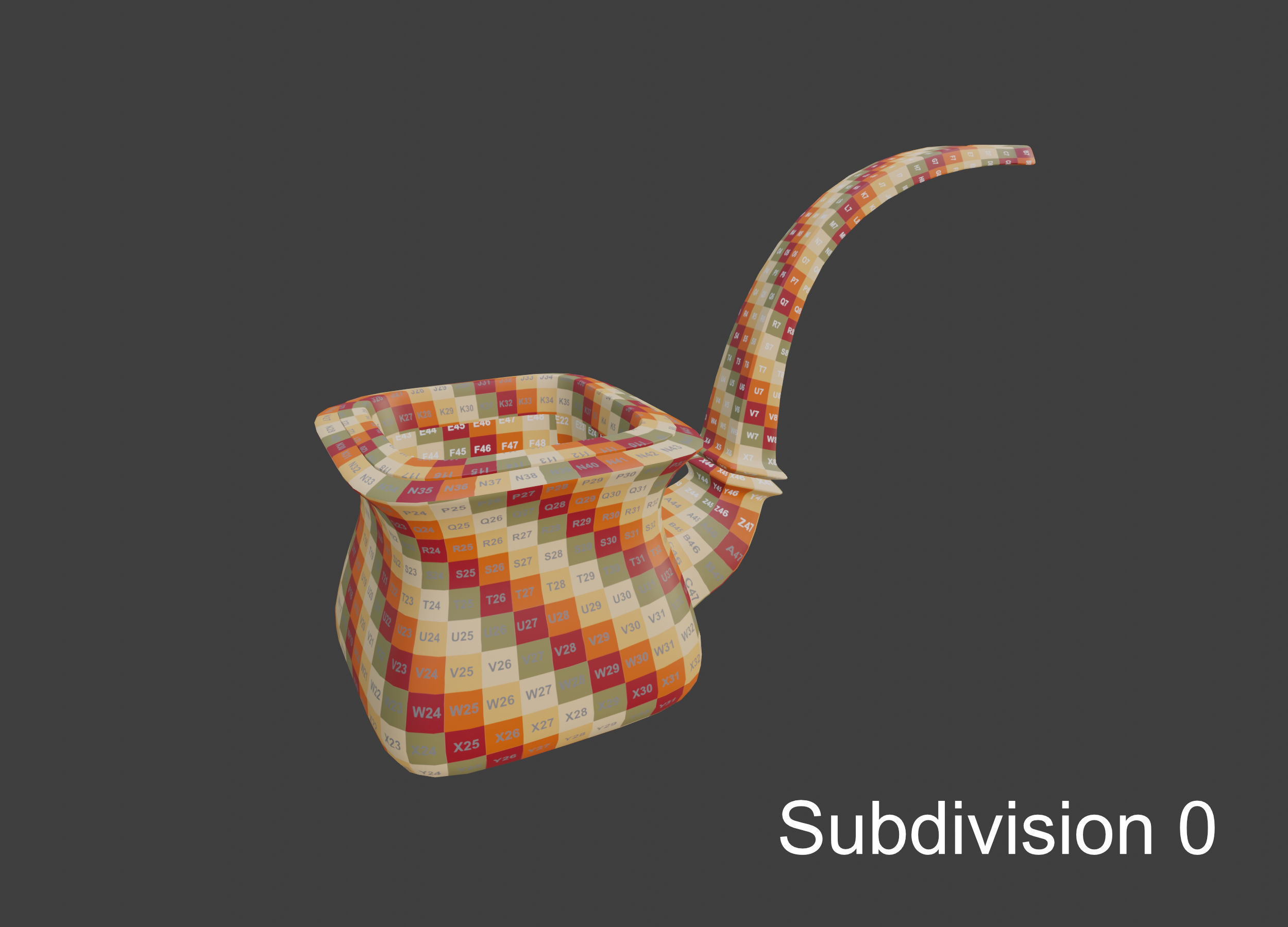 Vintage wooden tobacco pipe smoking 3D model_16