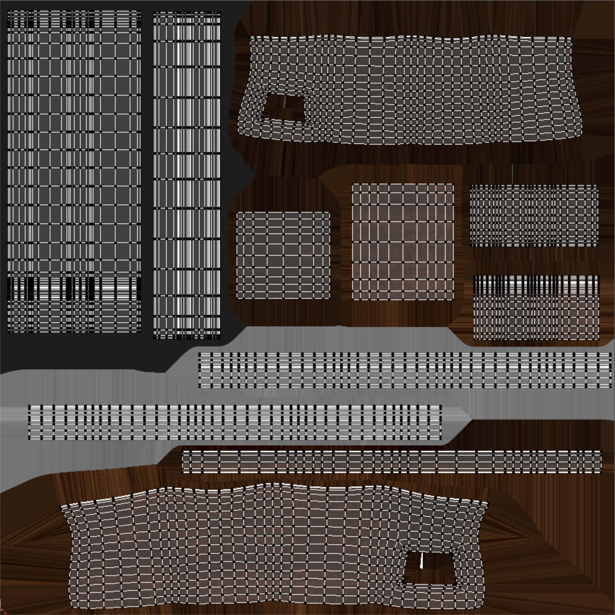 Vintage wooden tobacco pipe smoking 3D model_34