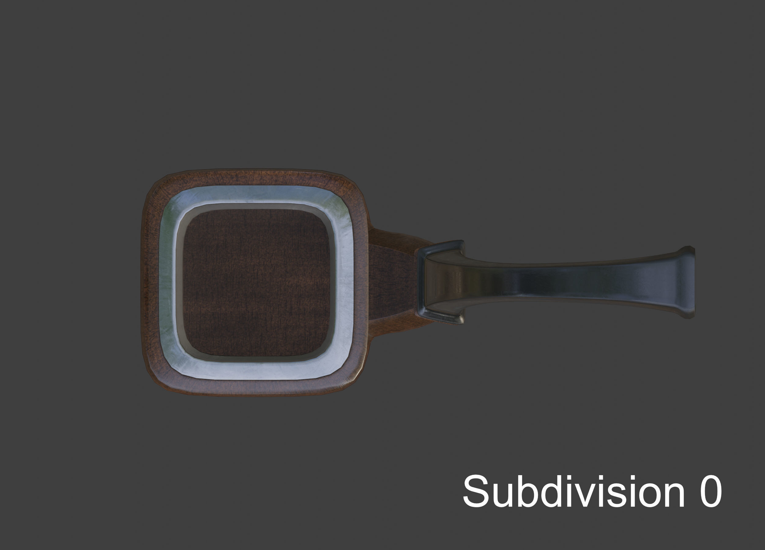 Vintage wooden tobacco pipe smoking 3D model_28