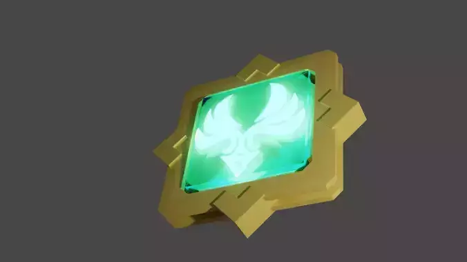 anemo vision from liyue -  Genshin impact Free 3D model