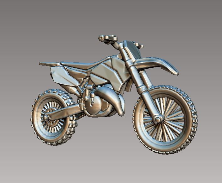 KTM 125 Motorcycle 3D print model