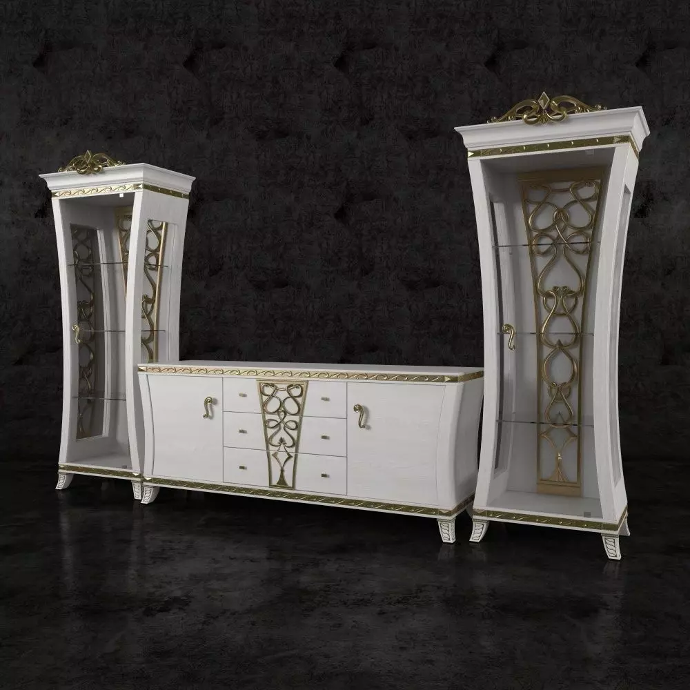 Gotha vitrine comod 3D model