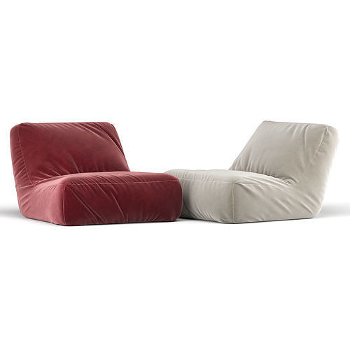Zoe Armchair 3D model 6
