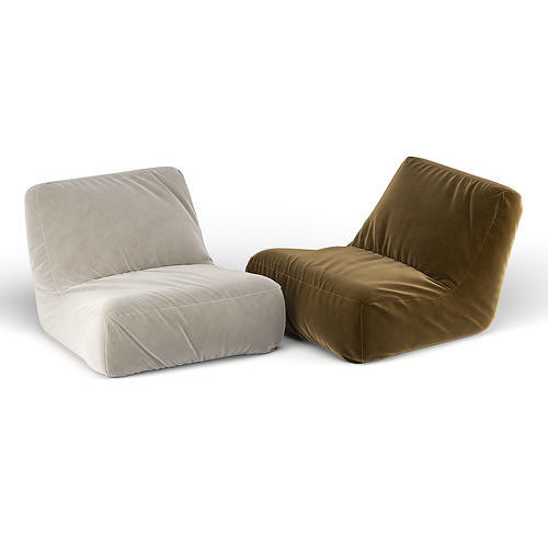 Zoe Armchair 3D model 7