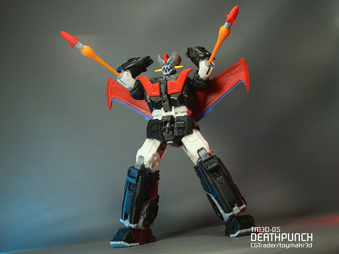 Deathpunch  Not Mazinger Z 3D print model