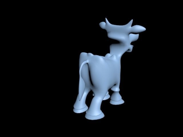 Cow Lowpoly - Vaca Free low-poly 3D model_2
