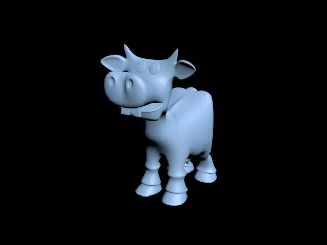 Cow Lowpoly - Vaca Free low-poly 3D model_0