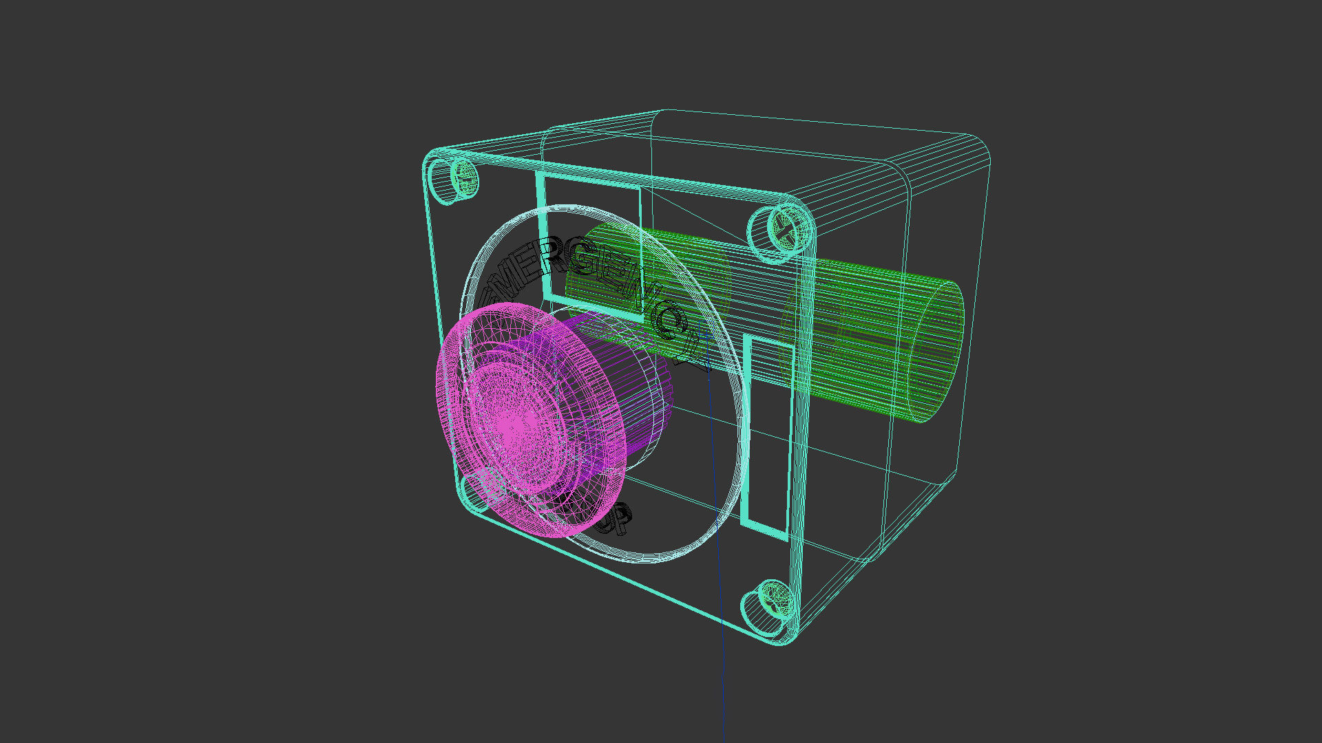 Emergency Stop Button 3D model_5