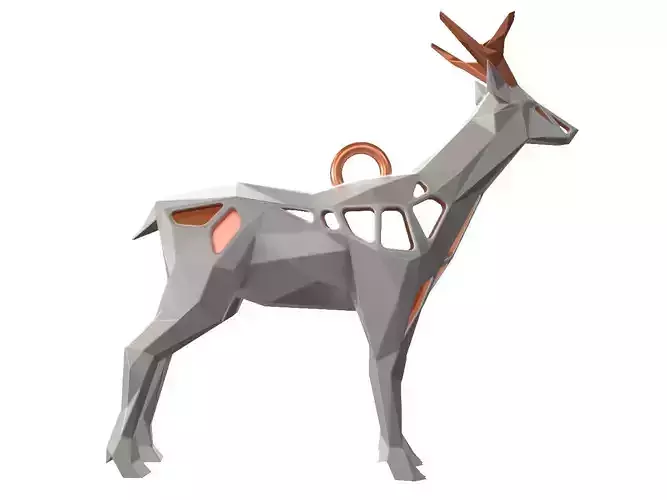 Animal Charm Deer Pendant
