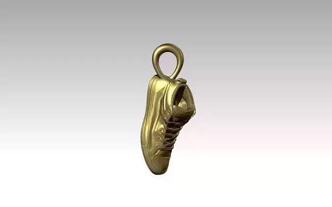 HighDetailed Converse shoes Fashion Pendant 3D print model