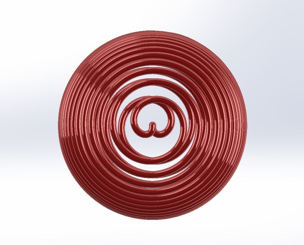 Spring ball 3D print model_4