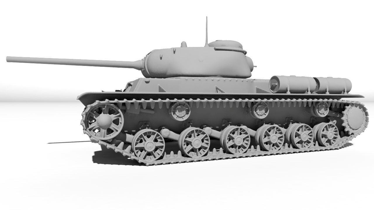 Tank KV-85 for 3D print 3D print model_2