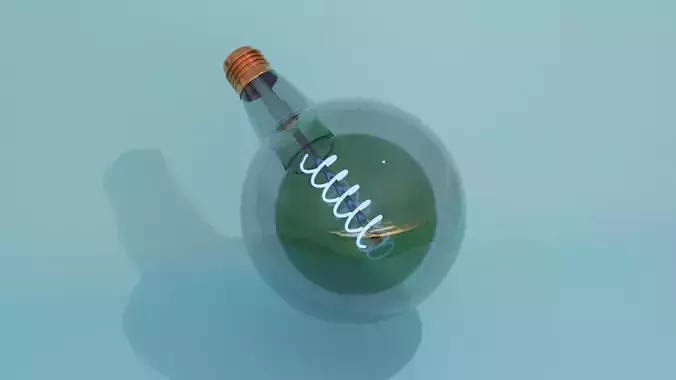 Glass bulb Free 3D model