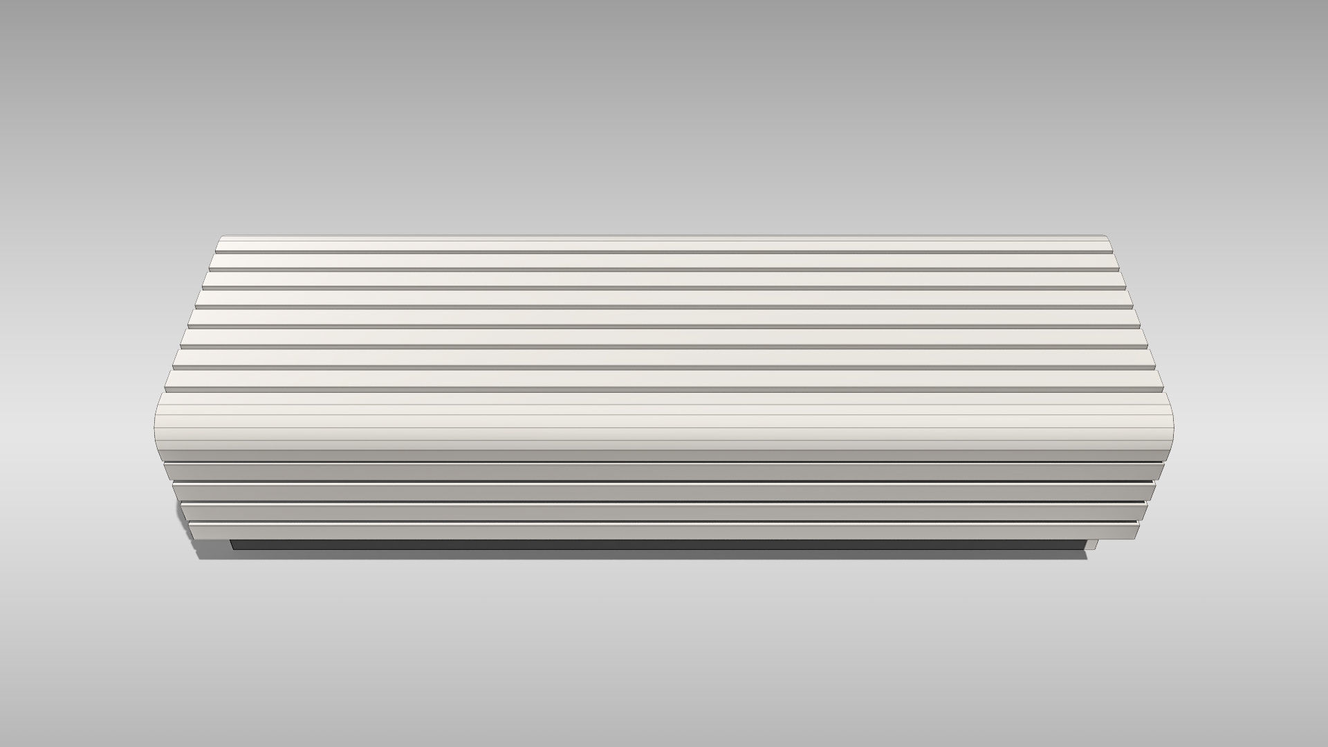 Park Bench 01 Low-poly 3D model_9