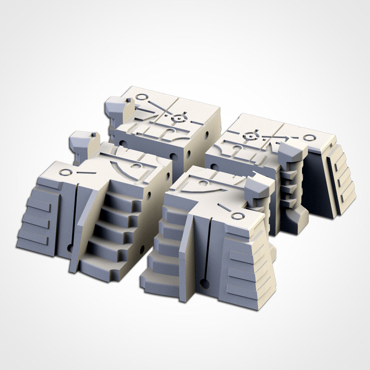 XENO PYRAMIDS 3D print model_14