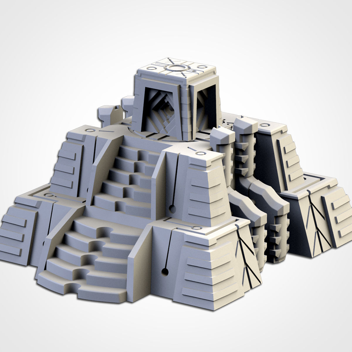 XENO PYRAMIDS 3D print model_8