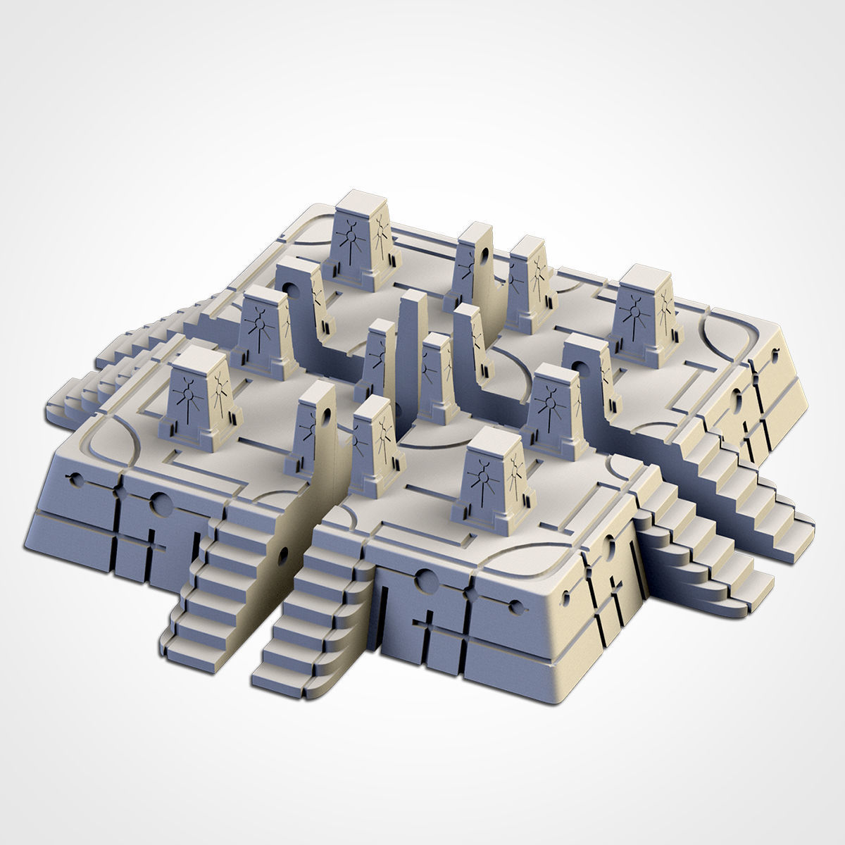 XENO PYRAMIDS 3D print model_3