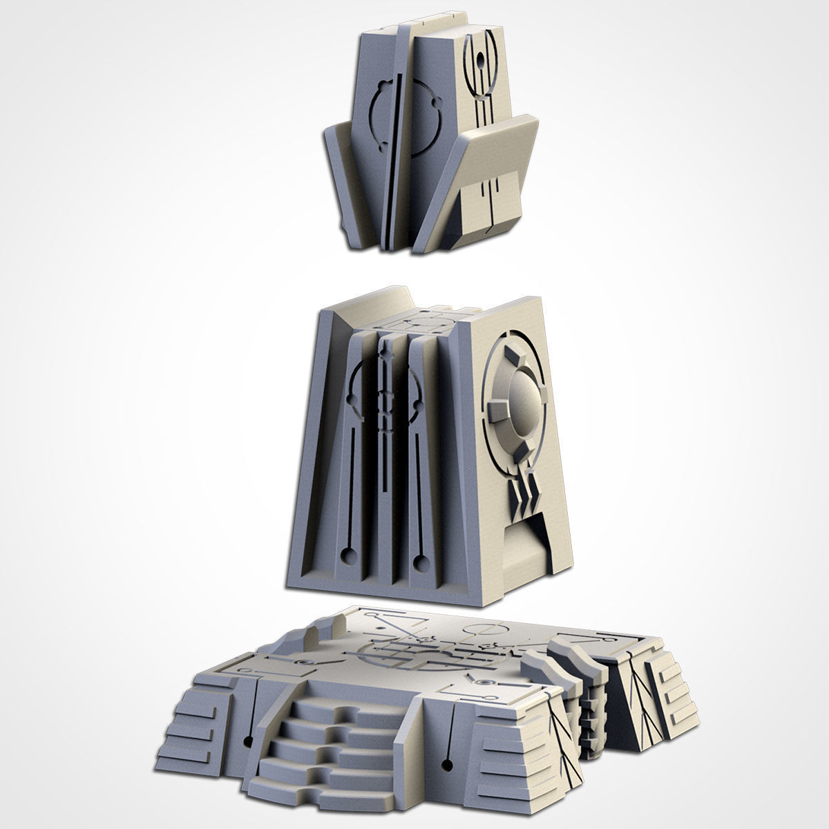 XENO PYRAMIDS 3D print model_11